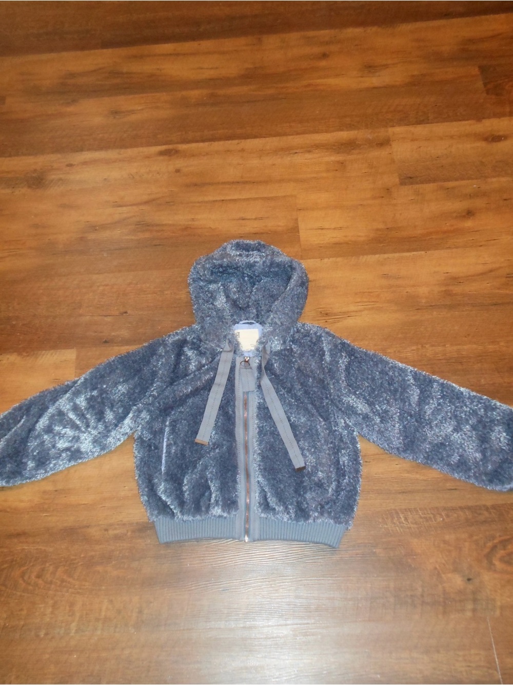 Anthropologie Pilcro Plush Hooded Jacket - Blue